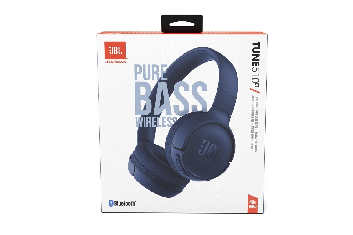 Cat Shop Boys - JBL Tune 510BT - Bluetooth headphones with up to 40 hours battery, microphone for call, foldable and comfortable, Android and iOs compatible (Blue)