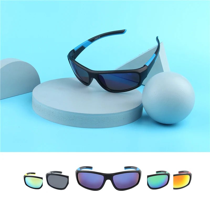 Cat Shop Boys - Kenbo Kids Boy Sport Goggles Sunglasses Child Cycling Glasses Girl UV400 Outdoor Mirror Eyeglass For Gift With Case