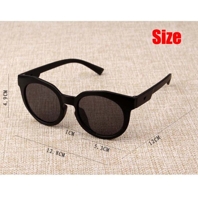 Cat Shop Boys - Kids Sunglasses Colorful Reflective Mirror Hot Sale Boys Girls Children Classic Retro Cute Sun Glasses Round Eyewear UV400