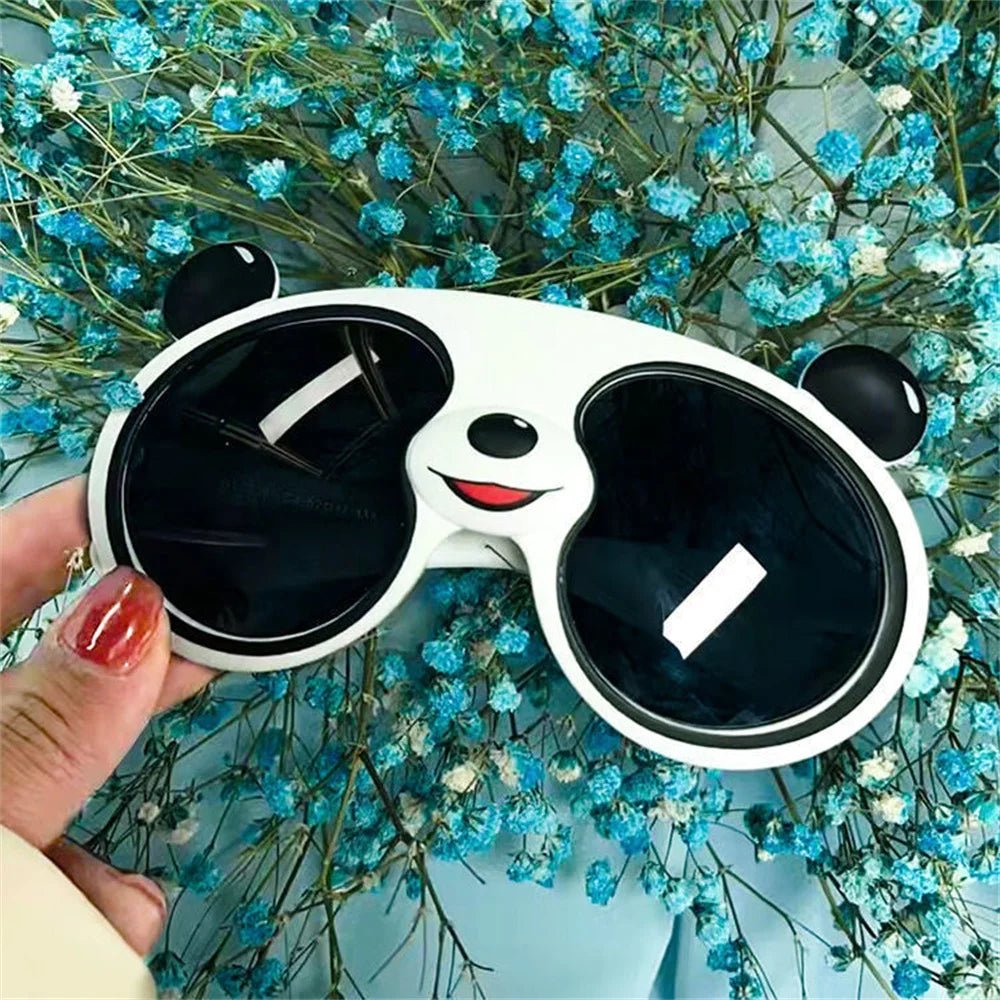 Cat Shop Boys - KLASSNUM Kids Boys Girls Funny Panda Sunglasses Cute Cartoon Children's Sun Glasses Silicone Frame Outdoor UV400 Shades New In