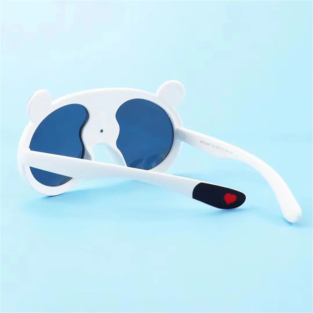 Cat Shop Boys - KLASSNUM Kids Boys Girls Funny Panda Sunglasses Cute Cartoon Children's Sun Glasses Silicone Frame Outdoor UV400 Shades New In