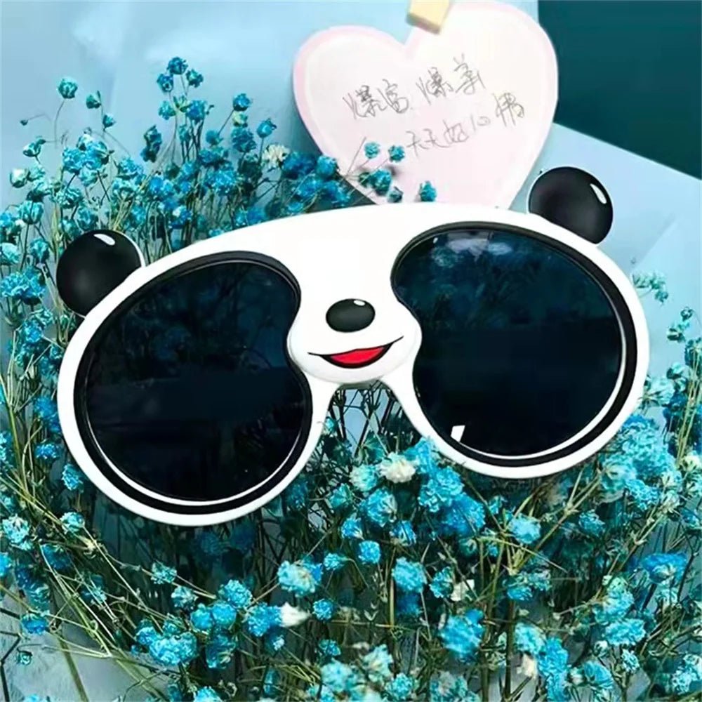 Cat Shop Boys - KLASSNUM Kids Boys Girls Funny Panda Sunglasses Cute Cartoon Children's Sun Glasses Silicone Frame Outdoor UV400 Shades New In