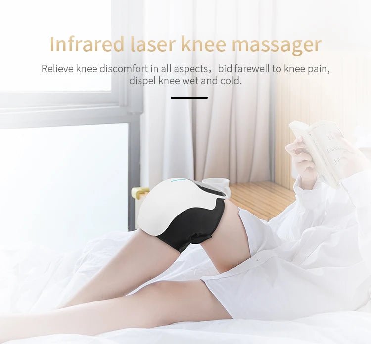 Cat Shop Boys - Knee Massager Infrared Heat and Vibration Knee Pain Relief for Swelling Stiff Joints Stretched Ligament and Muscles Injuries