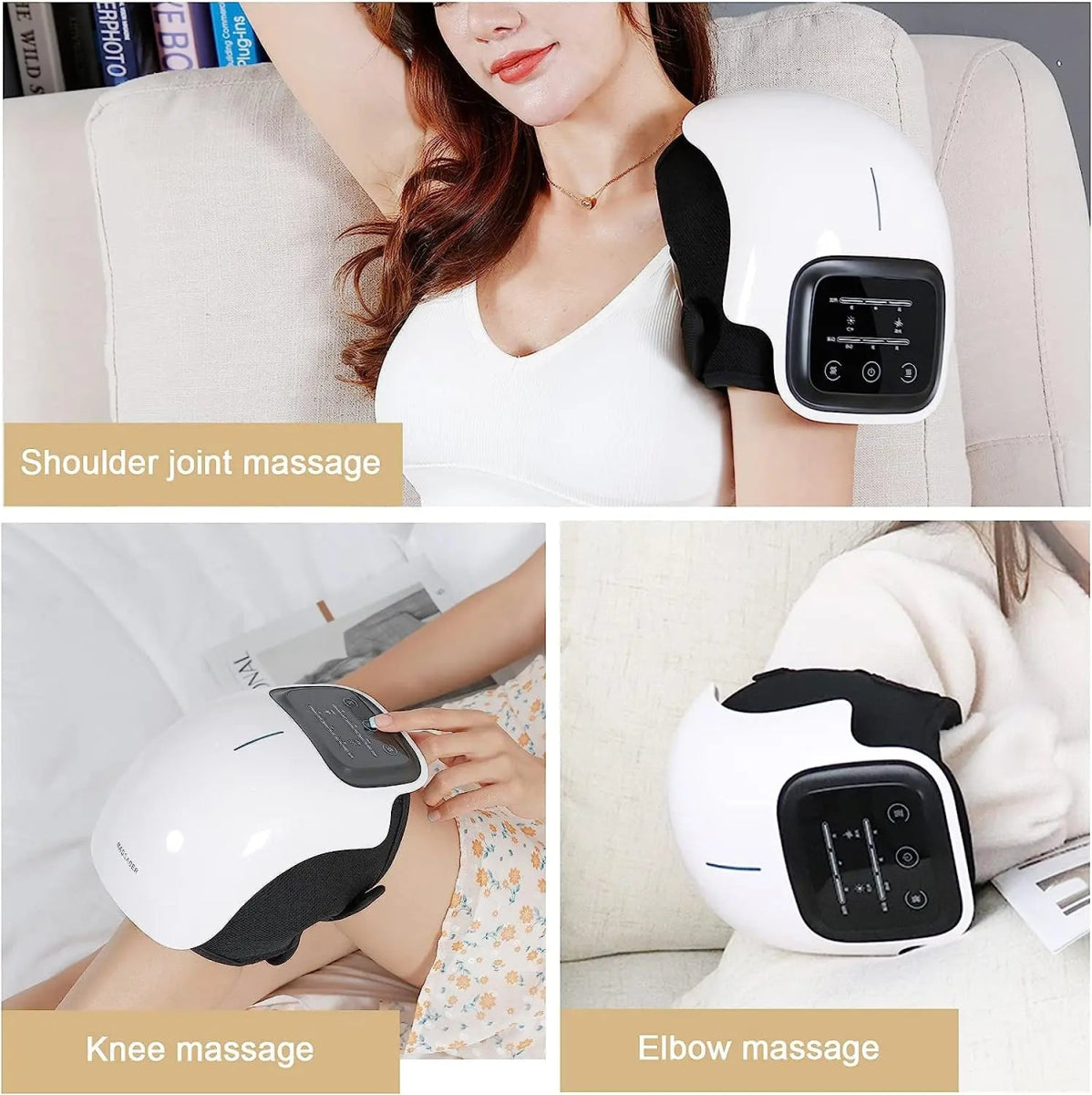 Cat Shop Boys - Knee Massager Infrared Heat and Vibration Knee Pain Relief for Swelling Stiff Joints Stretched Ligament and Muscles Injuries