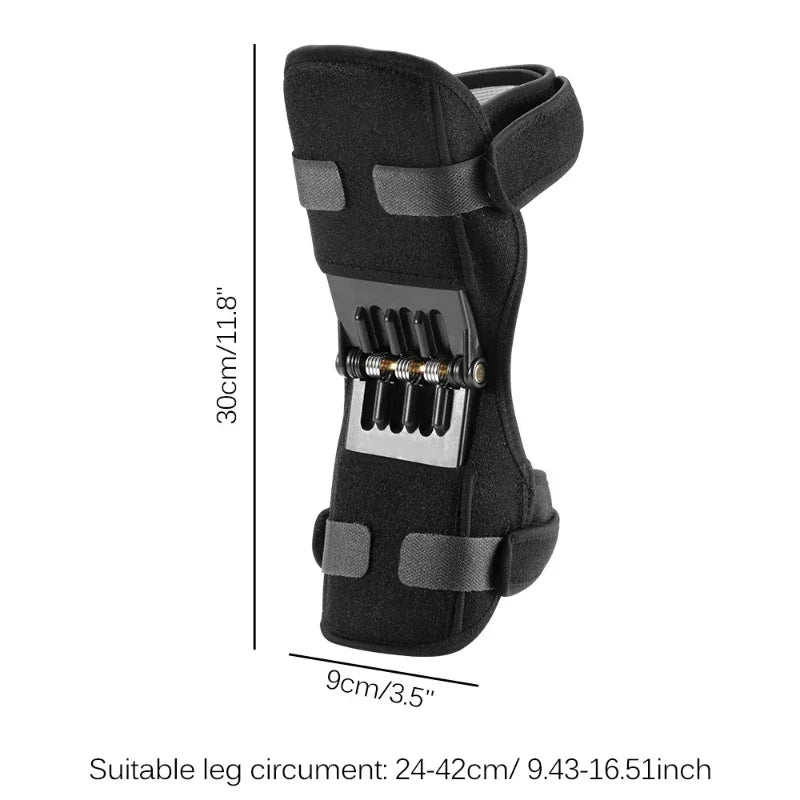 Cat Shop Boys - Knee Protection Booster Power Support Knee Pads Powerful Rebound Spring Force Sports Reduces Soreness Old Cold Leg Protection