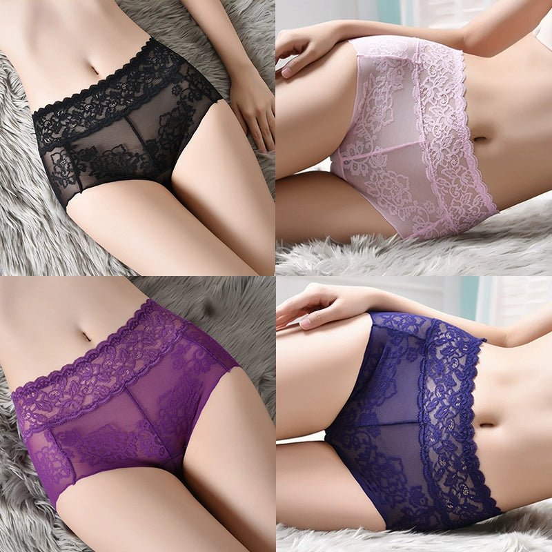 Cat Shop Boys - Lace Women's Underwear New Arrival Summer Thin Best Selling 2024 Hip Lifting and Mid - Waist Cotton Crotch Women's Belly Contracting Sexy