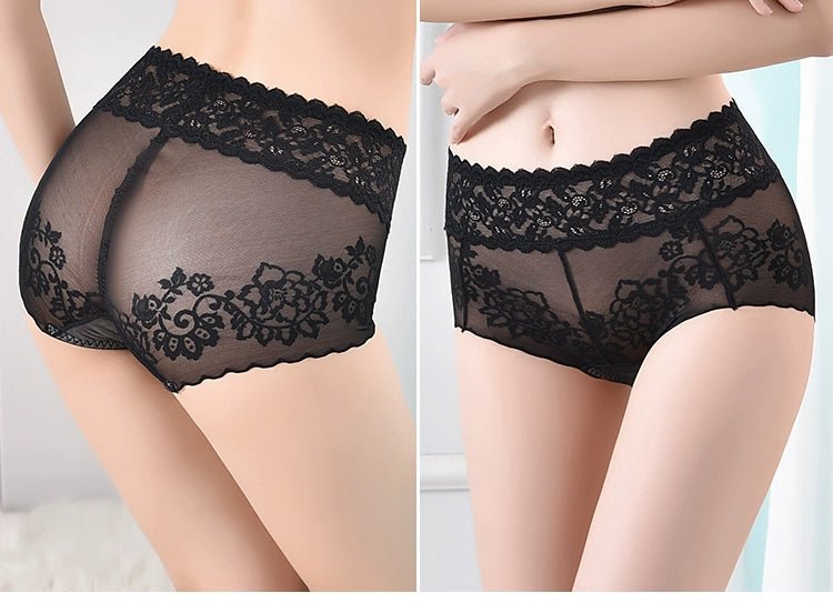 Cat Shop Boys - Lace Women's Underwear New Arrival Summer Thin Best Selling 2024 Hip Lifting and Mid - Waist Cotton Crotch Women's Belly Contracting Sexy