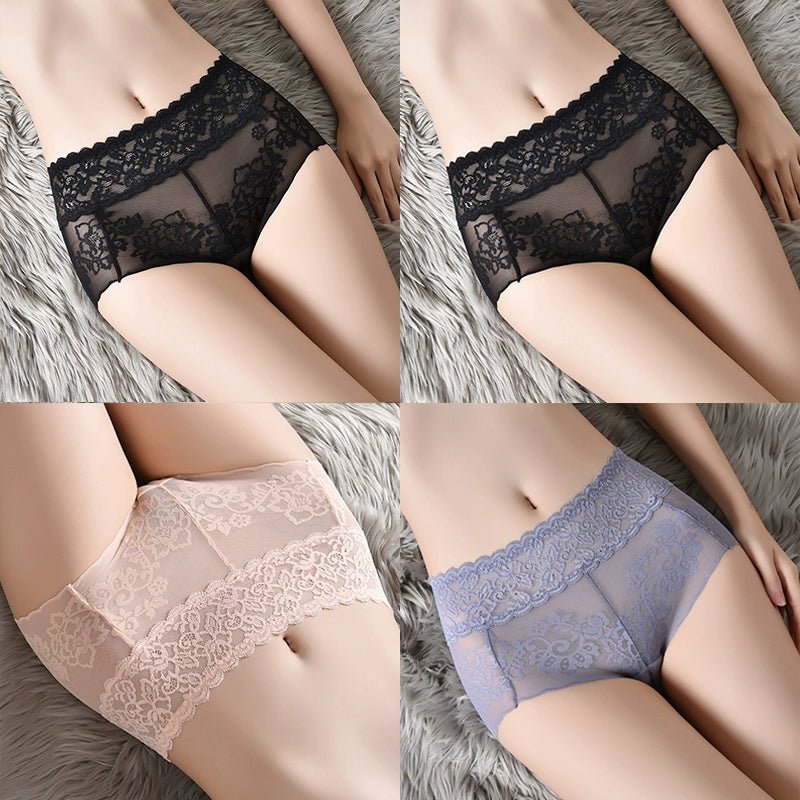 Cat Shop Boys - Lace Women's Underwear New Arrival Summer Thin Best Selling 2024 Hip Lifting and Mid - Waist Cotton Crotch Women's Belly Contracting Sexy