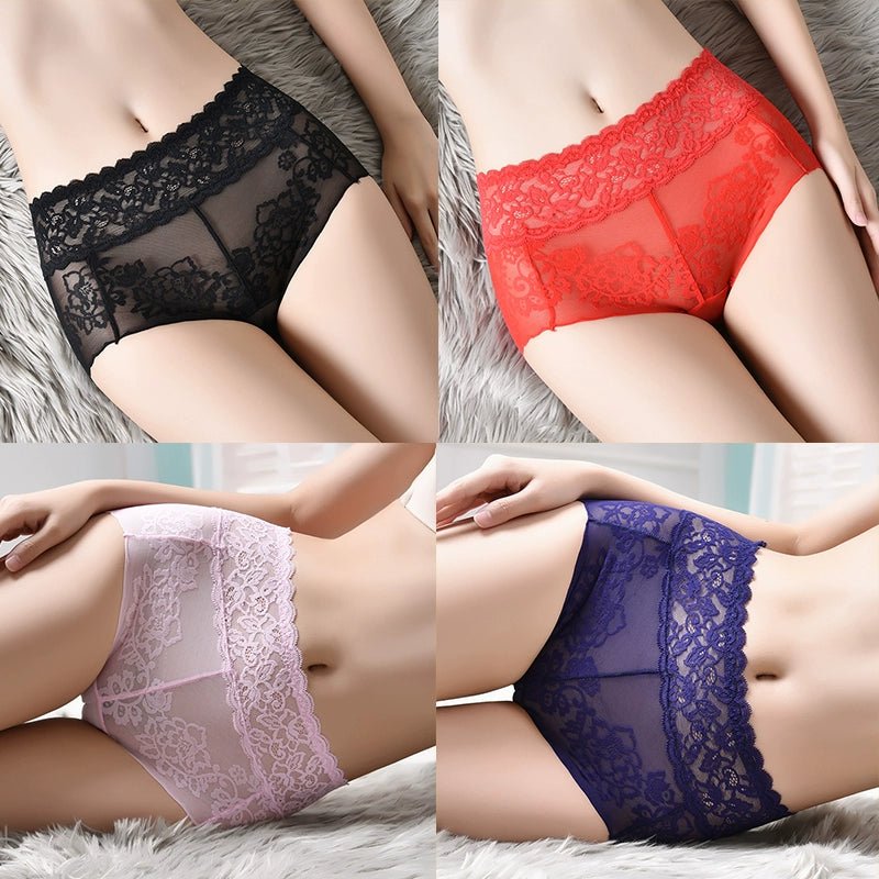 Cat Shop Boys - Lace Women's Underwear New Arrival Summer Thin Best Selling 2024 Hip Lifting and Mid - Waist Cotton Crotch Women's Belly Contracting Sexy