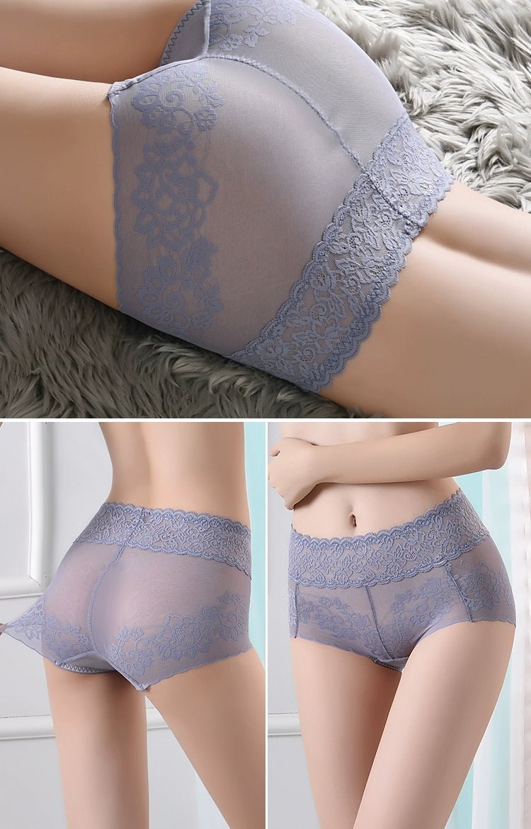 Cat Shop Boys - Lace Women's Underwear New Arrival Summer Thin Best Selling 2024 Hip Lifting and Mid - Waist Cotton Crotch Women's Belly Contracting Sexy