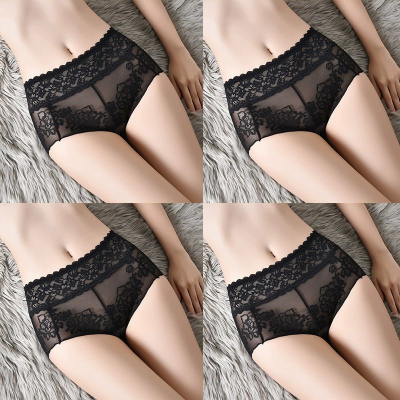 Cat Shop Boys - Lace Women's Underwear New Arrival Summer Thin Best Selling 2024 Hip Lifting and Mid - Waist Cotton Crotch Women's Belly Contracting Sexy