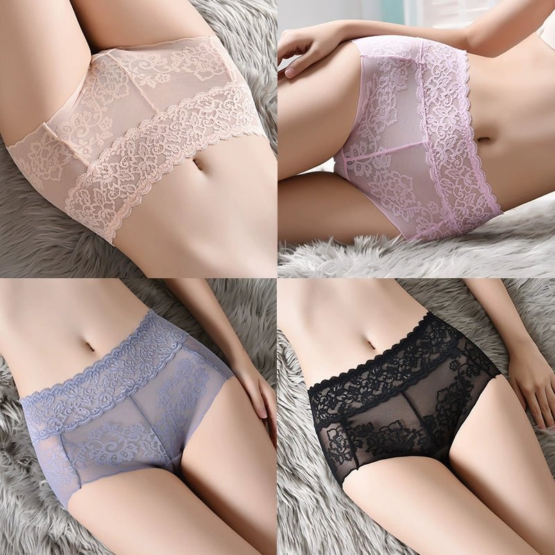 Cat Shop Boys - Lace Women's Underwear New Arrival Summer Thin Best Selling 2024 Hip Lifting and Mid - Waist Cotton Crotch Women's Belly Contracting Sexy