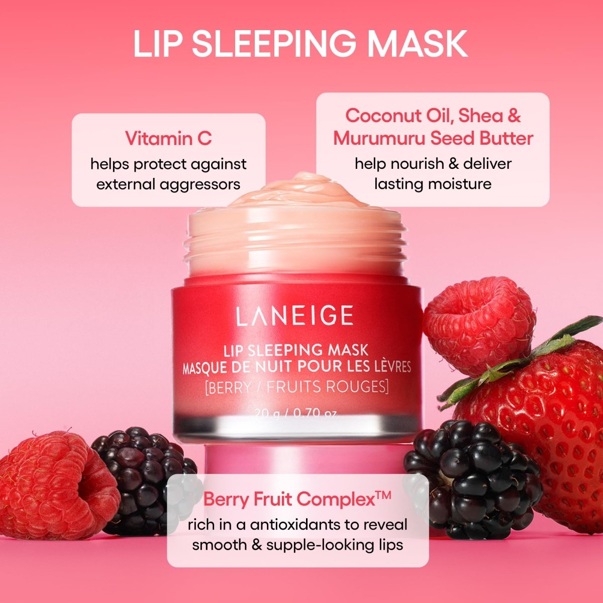 Cat Shop Boys - LANEIGE Lip Sleeping Mask - Berry