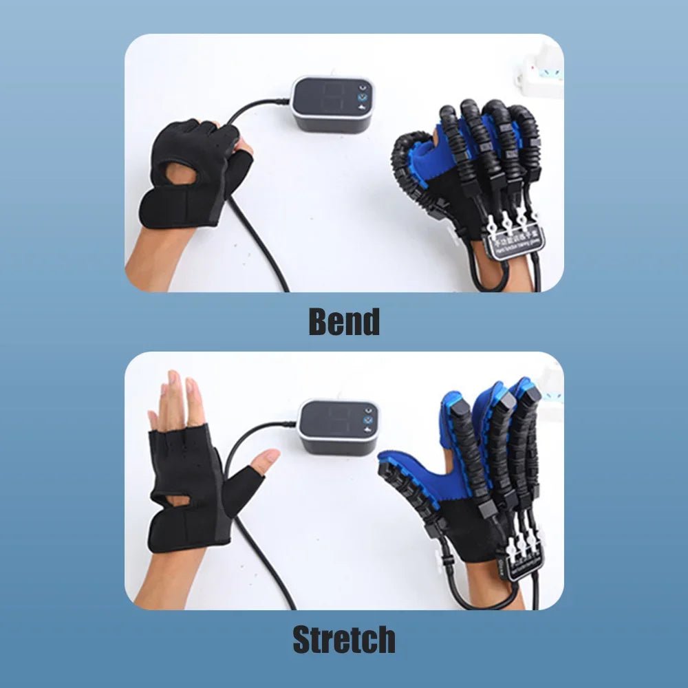 Cat Shop Boys - Left & Right Hand Finger Rehabilitation Exerciser Robot Gloves Stroke Hemiplegia Cerebral Infarction Training Equipment Therapy