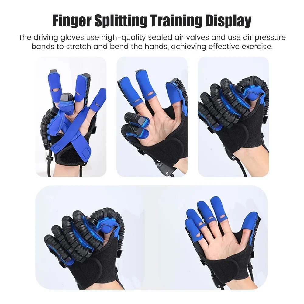 Cat Shop Boys - Left & Right Hand Finger Rehabilitation Exerciser Robot Gloves Stroke Hemiplegia Cerebral Infarction Training Equipment Therapy