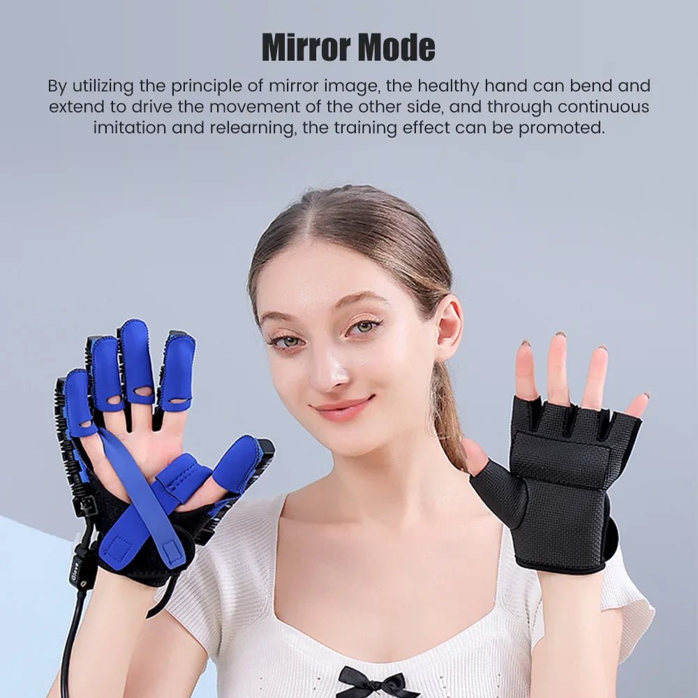 Cat Shop Boys - Left & Right Hand Finger Rehabilitation Exerciser Robot Gloves Stroke Hemiplegia Cerebral Infarction Training Equipment Therapy