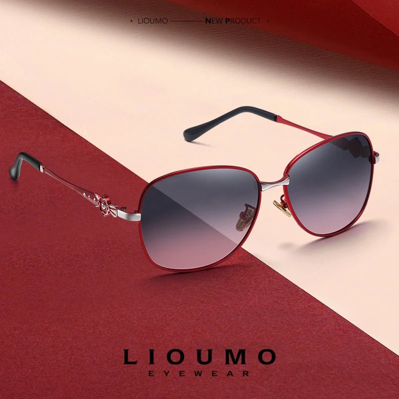 Cat Shop Boys - LIOUMO Vintage Polarized Sunglasses Women Glasses Fashion Travel Eyewear Anti - Glare Trendy Gradient Shades gafas de sol mujer