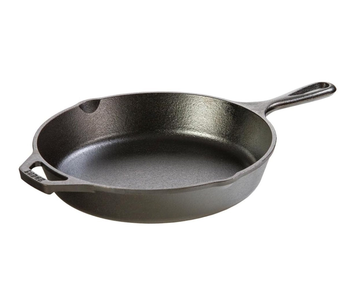 Cat Shop Boys - Lodge 10.25 Inch Cast Iron Pre - Seasoned Skillet – Signature Teardrop Handle - Use in the Oven, on the Stove, on the Grill, or Over a Campfire, Black