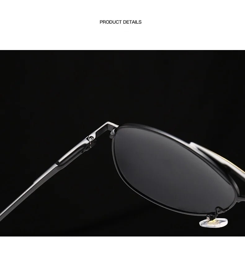 Cat Shop Boys - Luxury Pilot Polarized Sunglasses Men Women Driving Fishing Retro Sun Glasses Brand Designer Male Metal Sunglasses For Man UV400