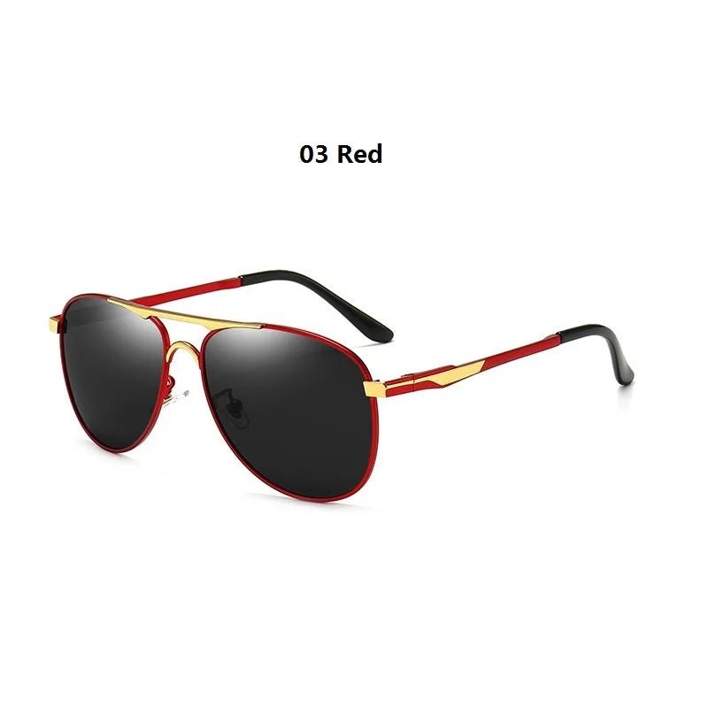 Cat Shop Boys - Luxury Pilot Polarized Sunglasses Men Women Driving Fishing Retro Sun Glasses Brand Designer Male Metal Sunglasses For Man UV400