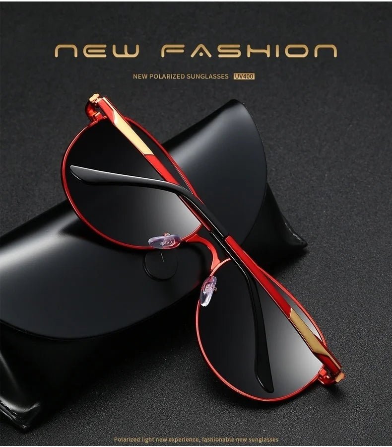 Cat Shop Boys - Luxury Pilot Polarized Sunglasses Men Women Driving Fishing Retro Sun Glasses Brand Designer Male Metal Sunglasses For Man UV400