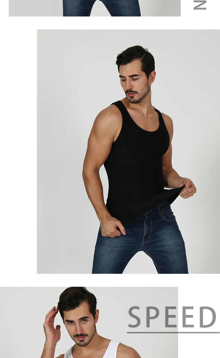 Cat Shop Boys - Men's Compression Tank Top – Slimming Body Shaper Vest