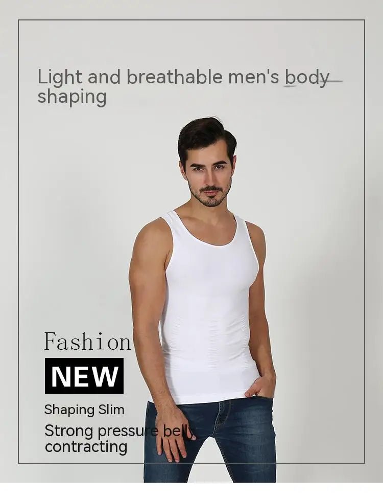 Cat Shop Boys - Men's Compression Tank Top – Slimming Body Shaper Vest