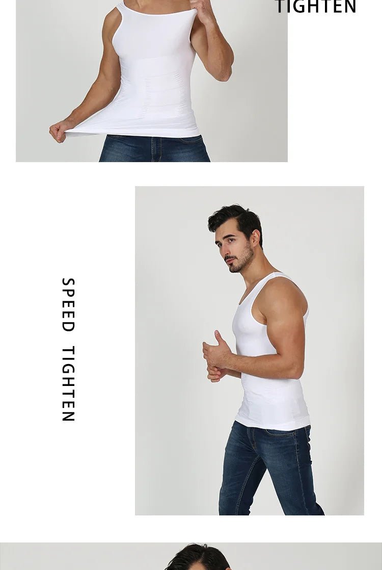 Cat Shop Boys - Men's Compression Tank Top – Slimming Body Shaper Vest