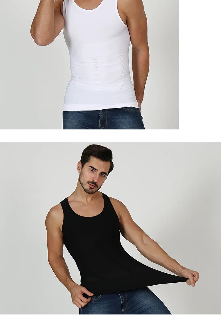 Cat Shop Boys - Men's Compression Tank Top – Slimming Body Shaper Vest