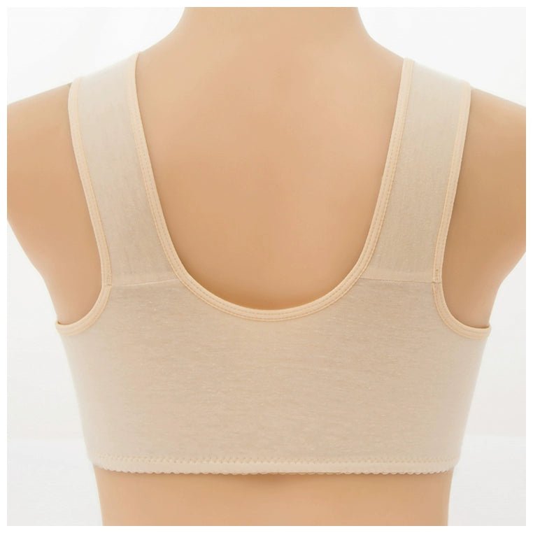 Cat Shop Boys - Middle - Aged and Elderly Cotton Bra Front Buckle Ladieswear Vest - Style Wireless Thin Bra Elderly plus Size Cloth Intimates Women