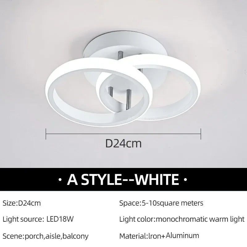 Cat Shop Boys - Modern LED Aisle Ceiling Lights Nodic Home Lighting Led Surface Mounted for Bedroom Living Room Corridor Light Balcony Lights