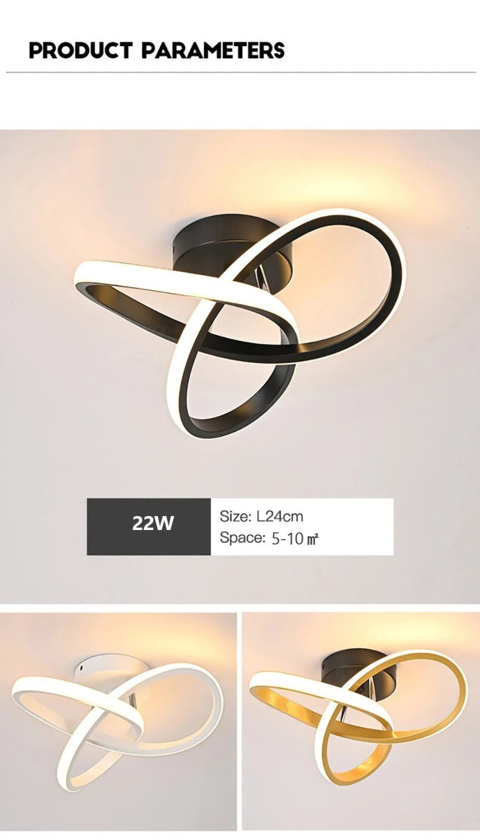 Cat Shop Boys - Modern LED Aisle Ceiling Lights Nodic Home Lighting Led Surface Mounted for Bedroom Living Room Corridor Light Balcony Lights