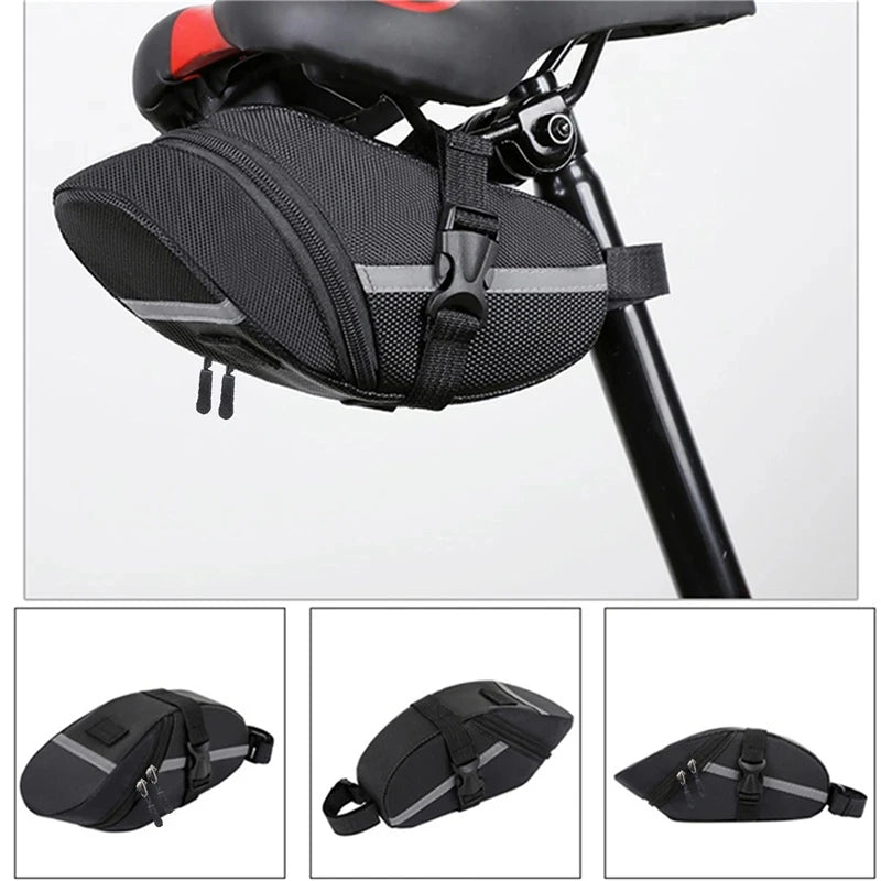 Cat Shop Boys - Mountain Bike Water Proof Saddle Bag Tail Bag Bicycle Riding Universal Tail Bag Outdoor Cycling Supplies Bicycle Accessories