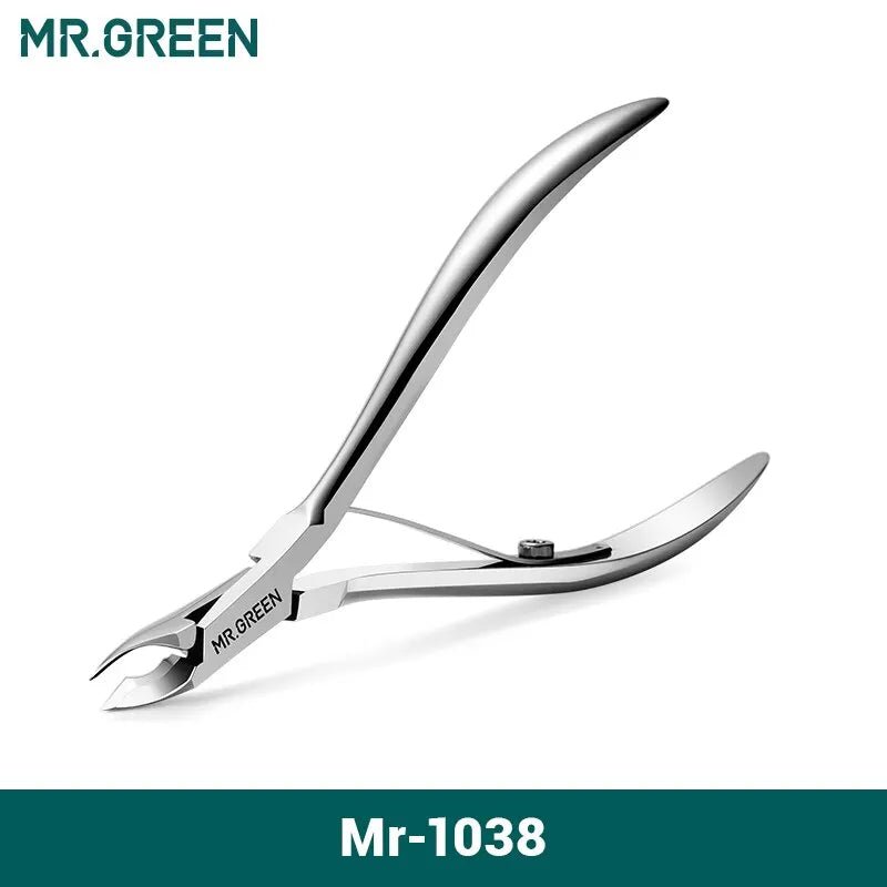 Cat Shop Boys - MR.GREEN Nail Cuticle Nipper Manicure Scissors Stainless Steel Dead Skin Remover Pusher Tool Trimmer