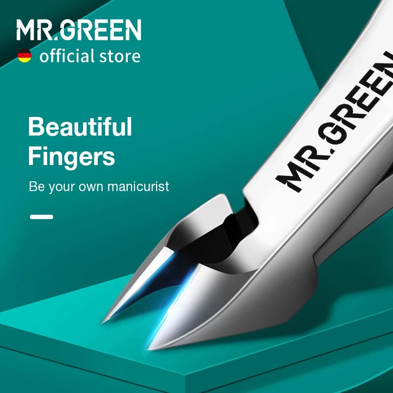 Cat Shop Boys - MR.GREEN Nail Cuticle Nipper Manicure Scissors Stainless Steel Dead Skin Remover Pusher Tool Trimmer