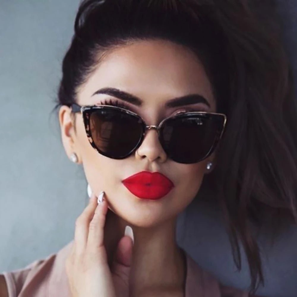 Cat Shop Boys - MUSELIFE Cateye Sunglasses Women Vintage Gradient Glasses Retro Cat eye Sun glasses Female Eyewear UV400