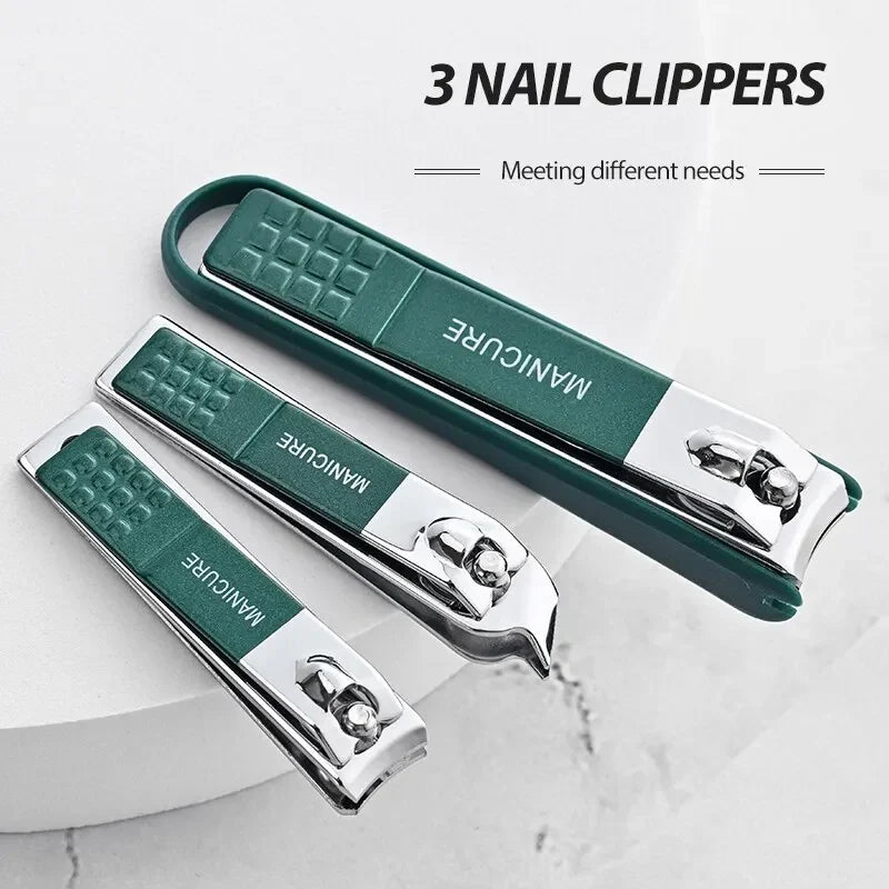 Cat Shop Boys - Nail Clipper Set HighGrade Household Nail Clippers Men And Women Universal Pedicure Tools Simple Portable Nail Tools