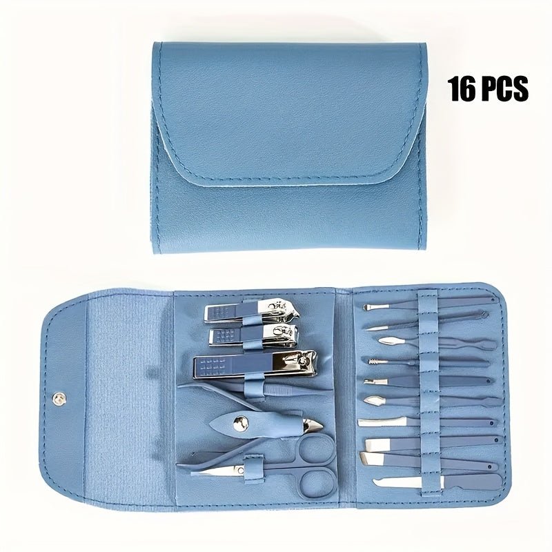 Cat Shop Boys - Nail Clippers Manicure Tool Set, With Portable Travel Case, Cuticle Nippers And Cutter Kit, Professional Nail Clippers Pedicure Kit, Grooming Kit For Travel