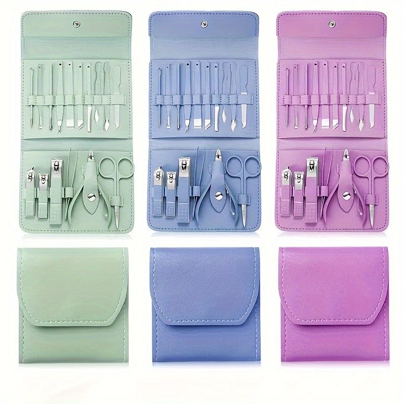 Cat Shop Boys - Nail Clippers Manicure Tool Set, With Portable Travel Case, Cuticle Nippers And Cutter Kit, Professional Nail Clippers Pedicure Kit, Grooming Kit For Travel