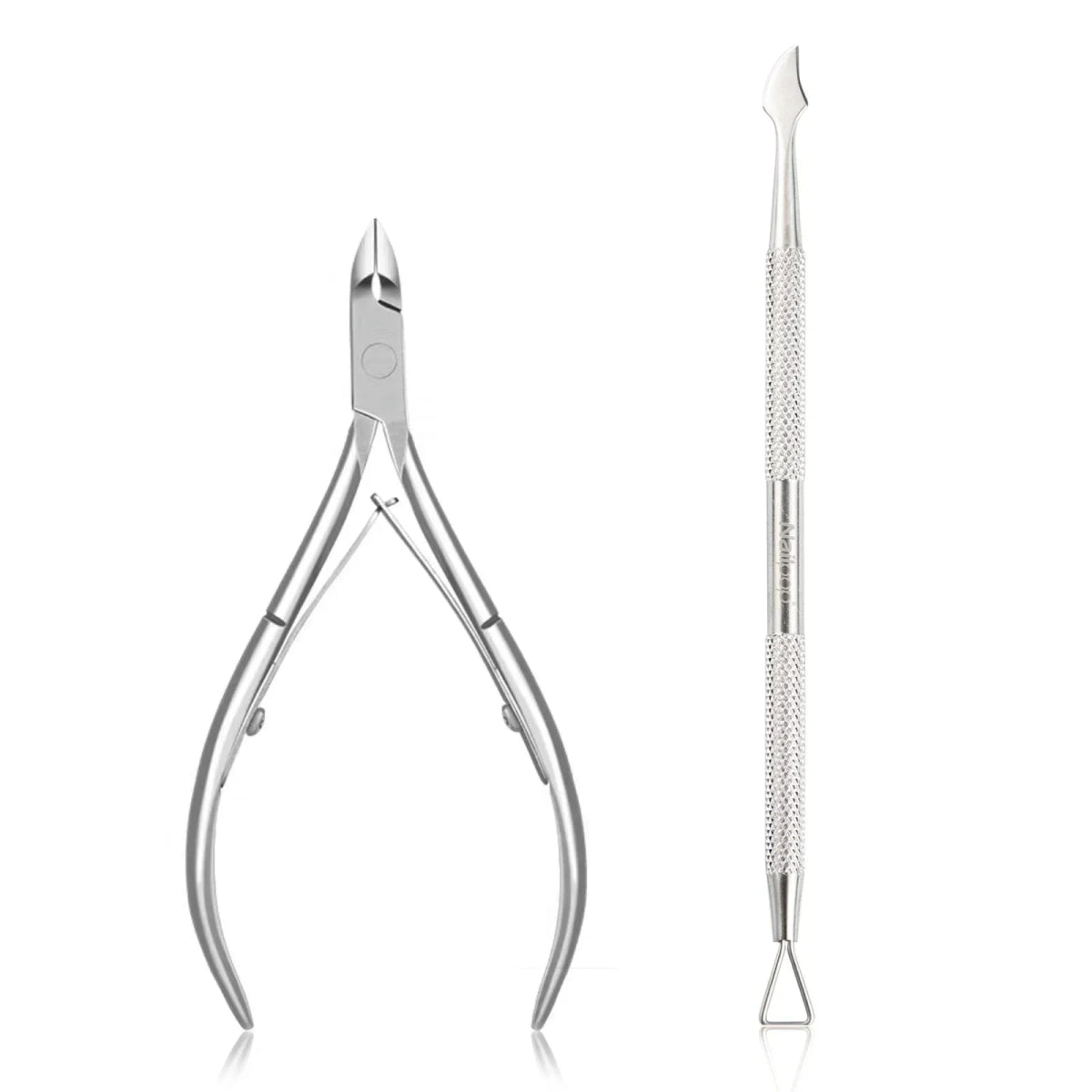 Cat Shop Boys - Nailpop Professional Stainless Steel Nail Cutter Scissor Nippers Function Cuticle Pusher Remover Manicure Nail Art Care Tool Kit