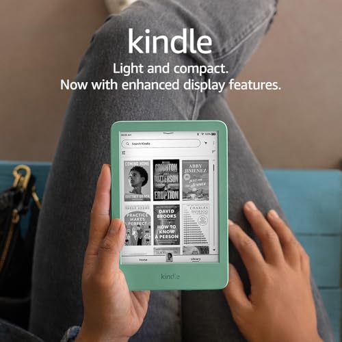 Cat Shop Boys - New Amazon Kindle (16 GB) - Lightest and most compact Kindle, with glare - free display, faster page turns, adjustable front light, and long battery life - Matcha