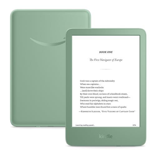 Cat Shop Boys - New Amazon Kindle (16 GB) - Lightest and most compact Kindle, with glare - free display, faster page turns, adjustable front light, and long battery life - Matcha