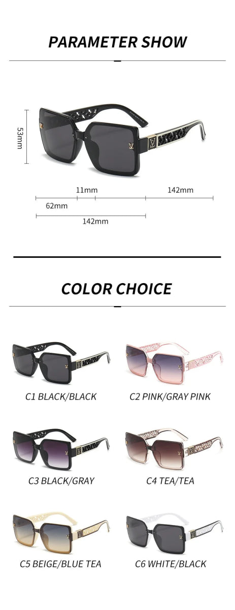 Cat Shop Boys - New Classic Fashion Sunglasses Women Luxury Glamour Men Brand Glasses Square Stylish Unisex UV400 Shades