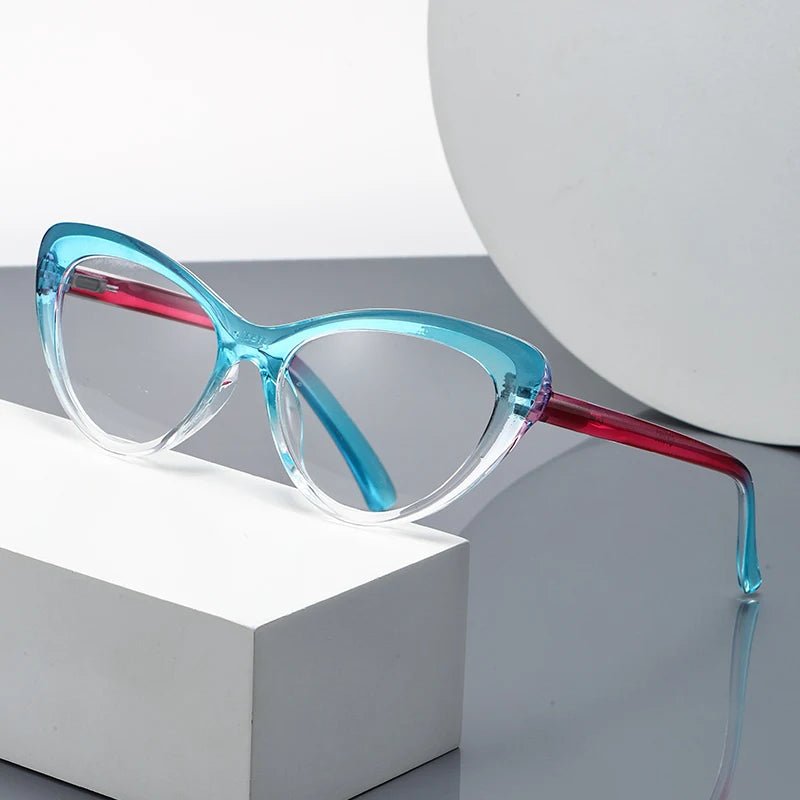 Cat Shop Boys - New Fashionable Reading Glasses Anti Blue Light Presbyopia Glasses Men Women Large Frame Presbyopia Glasses Casual Eyeglasses