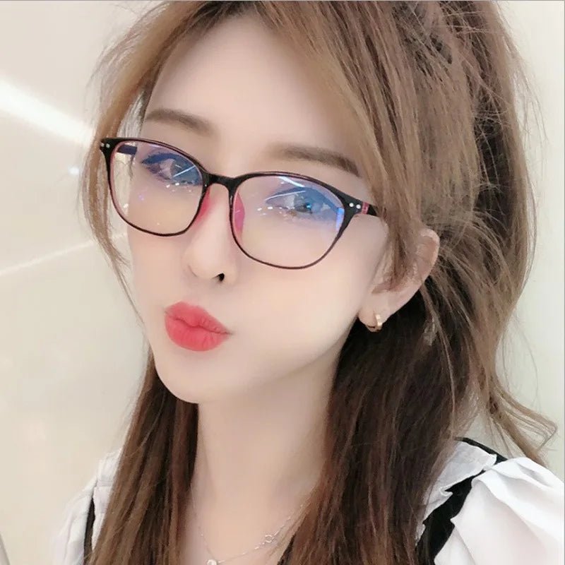 Cat Shop Boys - New Fashionable Reading Glasses Anti Blue Light Presbyopia Glasses Men Women Large Frame Presbyopia Glasses Casual Eyeglasses