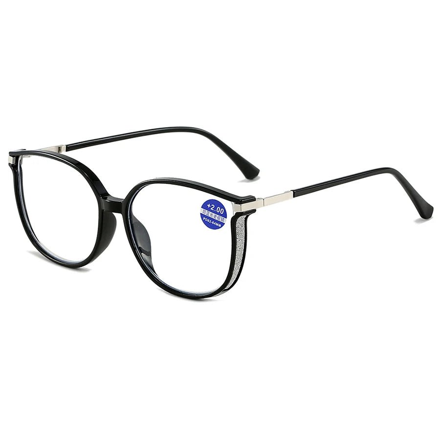 Cat Shop Boys - New Fashionable Reading Glasses Anti Blue Light Presbyopia Glasses Men Women Large Frame Presbyopia Glasses Casual Eyeglasses