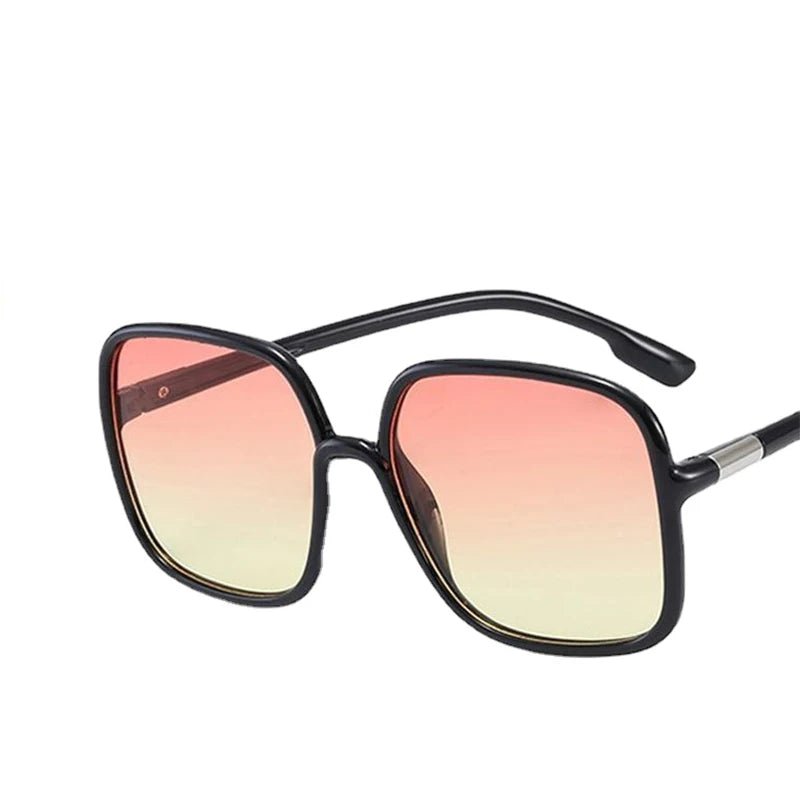 Cat Shop Boys - New Oversized Square Sunglasses Fashion Square Women's Eyewear Men's Outdoor Driving Sun Shading Glasses UV400 Gafas De Sol