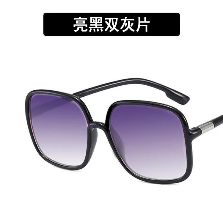 Cat Shop Boys - New Oversized Square Sunglasses Fashion Square Women's Eyewear Men's Outdoor Driving Sun Shading Glasses UV400 Gafas De Sol