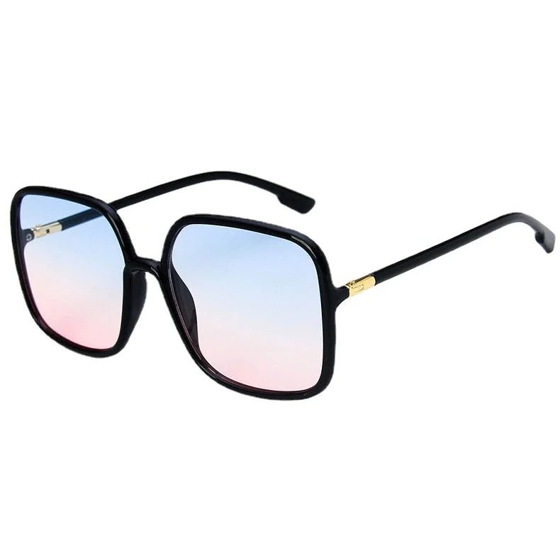 Cat Shop Boys - New Oversized Square Sunglasses Fashion Square Women's Eyewear Men's Outdoor Driving Sun Shading Glasses UV400 Gafas De Sol