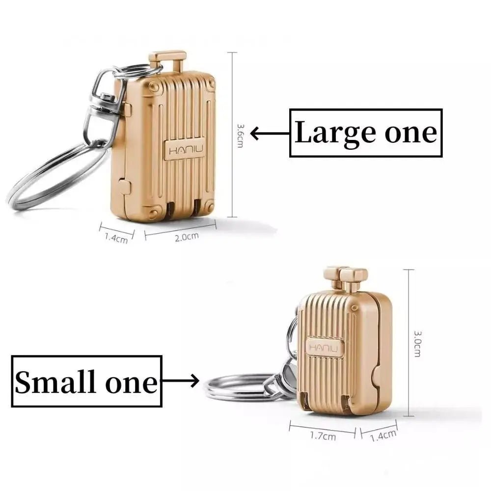 Cat Shop Boys - New Stainless Steel Fingernail Clipper Metal Foldable Mini Nail Clipper Trim Nails Creative Luggage Compartment Keychain